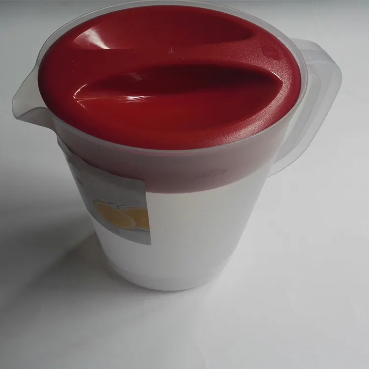 1 Gallon Clear Plastic Pitcher Water Pot Met Deksel