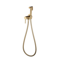 Robinet de bidet design contemporain, eau chaude et froide, fixation murale, douchette à main Shattaf