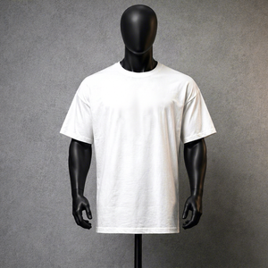 เสื้อยืดพิมพ์ลายกราฟิกสั่งทำขายส่ง ผ้าฝ้ายพรีเมียม 100% เสื้อยืดโอเวอร์ไซส์ รับผลิตแบบ OEM เสื้อผ้าลำลองแนวสตรีทแวร์จากโรงงาน - Product Image 1