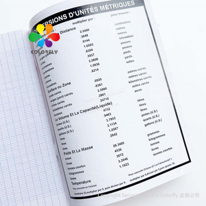 Hati Glossy <strong>Paper</strong> A5 French Line Offset <strong>Paper</strong> Cheap Customized School Exercise Book for Students - Product Image 4