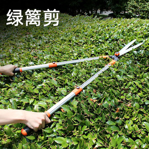 Green Smooth Hedge Shears 45-60 Cm Stainless Steel Blade Manual Garden Trim For Thick Branches - Product Image 2