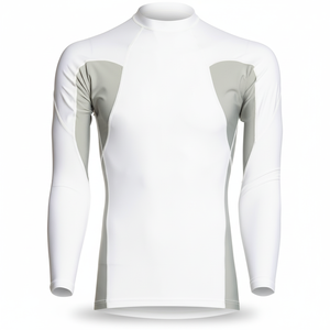 ผ้าอัดแขนยาวแบบ MMA rashguard BJJ ดีไซน์เรียบและโลโก้ - Product Image 1