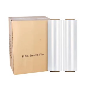 Factory Wholesale LLDPE Transparent Pallets Stretch Film <b>Logistics</b> Film for <b>Packaging</b> Film Purposes - Product Image 4