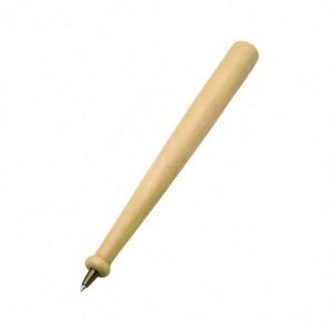 Eco-friendly Wooden Ballpoint <b>Pens</b> Wholesale Promotional Baseball Bat-shaped Neutral <b>Pens</b> with Custom logo Suitable for Children - Product Image 6