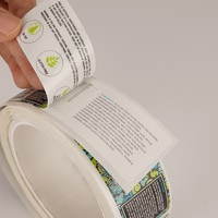 Étiquette adhésive multicouche pour livrets, fabrication depuis 18 ans, étiquettes multi/double/3/4 pages avec design personnalisé