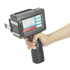 Handheld inkjet printer work with conveyor Manual Inkjet Coder