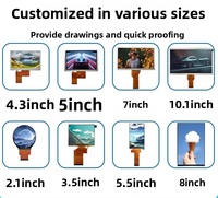 7 Zoll IPS TFT LCD-Display 1024x600 High-Definition LED-Hintergrundbeleuchtung 300cd Panel Resistiver Kapazitiver Touchscreen für Industriesteuerung