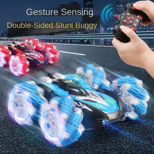 Voiture télécommandée AiJH 4WD avec effets lumineux et musicaux, voiture de cascade télécommandée, voiture à double face télécommandée, voiture à bascule - Product Image 5