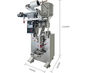 Gran oferta 3 1, maquinaria de envasado de bolsitas de café, bolsa de sellado de tres lados, funciones de encolado para papel químico de alimentos, papel de aluminio - Product Image 1