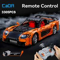 Cada C61502 Nouveau Kit de Modélisme MOC Voiture de Course 1:8 Télécommandée, Cadeau d'Assemblage pour Adultes, Ensembles de Blocs de Construction 3182 Pièces