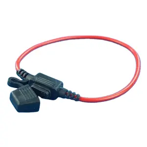 16 AWG Gauge 12V DC Kawat Tembaga Tahan Air Mini Sekering Inline Pisau Pemegang Sekering untuk Mobil Perahu Laut Otomotif