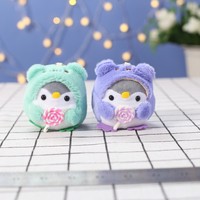 Haute Qualité Animaux En Peluche Pingouin En Peluche Porte-clés Mini Kawaii Pingouin En Peluche Porte-clés Sac À Dos Charme Décoration Pendentif
