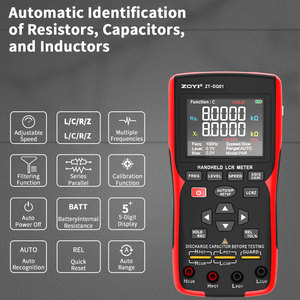 Handheld Digital Meter 100KHz Capacitance Inductance <b>Tester</b> 2 in 1Battery Internal Resistance 200 Ohm <b>Tester</b> ZOYI ZT-DQ02 ZTDQ02 - Product Image 5