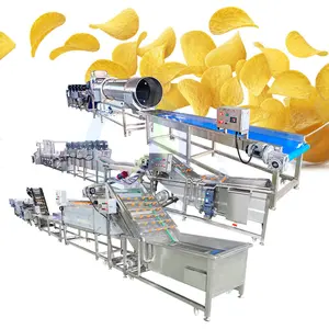 100kg/H Frozen Frite Potato French Fry Make Machine Pour Fabriquer Chips Potato Finger Production Line