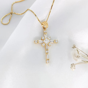 Collier à motif géométrique européen et américain pour femmes, pendentif élégant de style français, bijoux, accessoires de mode - Product Image 5