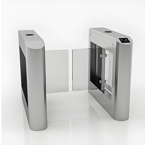 Offre Spéciale haute qualité balançoire barrière tourniquet porte salle de sport contrôle d'accès Qr Code <span class=keywords><strong>Scanner</strong></span> électronique rabat balançoire tourniquet - Product Image 1