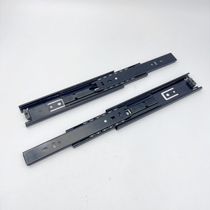 Rieles para cajones de 45 cm, tres secciones, silenciosos, con rodamientos de bolas, resistentes, para cajones de gabinetes, cocina y oficina. - Product Image 1