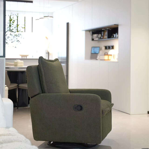Fauteuil électrique zéro gravité, amovible et lavable, monoplace 360 °   Fauteuil à bascule rotatif - un incontournable pour les parents et les enfants - Product Image 5