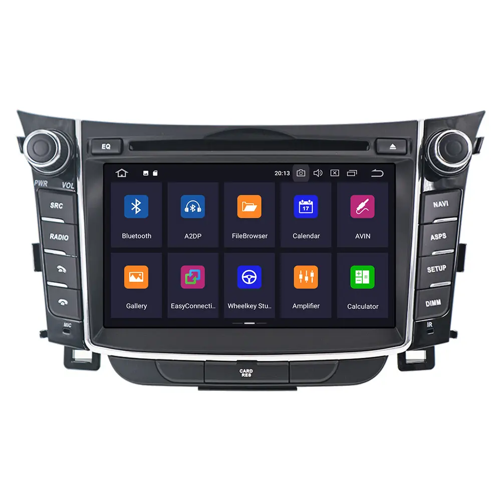 Zwnavigation — lecteur DVD multimédia de voiture, avec GPS, Audio et stéréo, sous Android 9.0, 4 go + 64 go, unité principale pour Hyundai I30 Elantra GT, 2012 à 2016