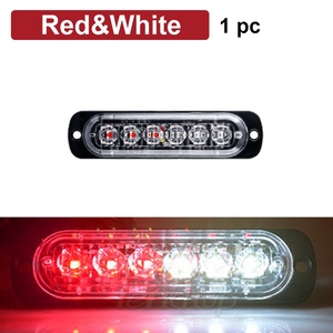 Mới 6 Đèn LED Dây Đèn Nhiều Màu Nhấp Nháy Cảnh Báo Khẩn Cấp Đèn Tín Hiệu Cho Xe Tải SUV Xe Máy Xe Hạt Nhấp Nháy - Product Image 6