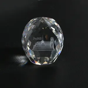 CJ-工厂批发K9水晶玻璃空白3d激光雕刻结婚礼物镇纸
