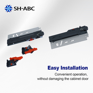 SH-ABC Undermount Channel Vertical Sliding <strong>Rail</strong> Soft Close Drawer Guide Telescopic Sliding <strong>Rails</strong> for Drawer - Product Image 4
