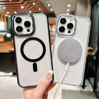Coque de téléphone robuste en TPU + acrylique avec protection pare-chocs et aimant puissant pour OPPO Reno 15 15F 15C 15 FS A5 Pro A3X A80
