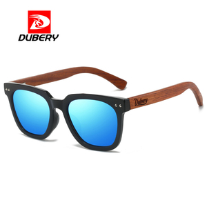Lunettes de soleil classiques de mode DUBERY, monture en bois polarisé<span class=keywords><strong>e</strong></span>, pour hommes, prix de gros, lunettes de soleil protectrices 2025 - Product Image 5