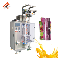 Machine d'emballage automatique Vffs coin rond 3 côtés joint sac liquide ketchup sucette glacée huile d'olive bâton Sachet scellage emballage