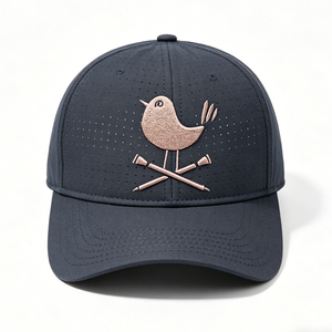 Casquette de baseball personnalisée Birdie Golf, chapeau de sport respirant perforé avec logo brodé, casquette unisexe à séchage rapide et protection solaire - Product Image 3