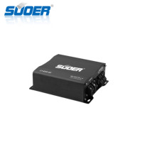 CT-600.4D-U Profesional 400W RMS Mini Ukuran Kecil 4 Kanal 12V Penguat Daya Mobil dengan Crossover Kelas D