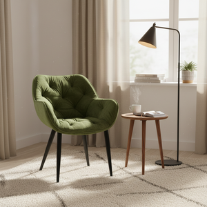 Muebles de Comedor, Silla de Terciopelo Nórdica Moderna, Muebles de Cocina para <span class=keywords><strong>Restaurante</strong></span>, Venta al por Mayor, Silla Ergonómica y Duradera para Sala de Estar - Product Image 1