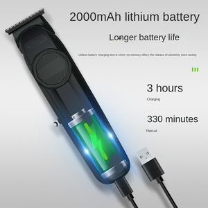 Tagliacapelli Professionale da Uomo con Velocità di 7000 RPM, Batteria a Lunga Durata da 2000 mAh, Ideale per Rifiniture e Intaglio dei Capelli - Product Image 3