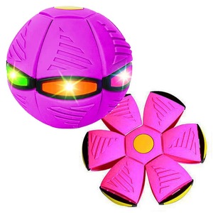 <span class=keywords><strong>UFO</strong></span> Zaubersball Outdoor Sport glühender flacher Wurf-Scheibe Spielzeug elastisch LED fliegende Untertasse ballufo zauberer fliegender Ball mit Licht-Spielzeug - Product Image 6