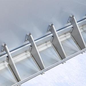 Nouveau système d'alimentation pour porcs personnalisé par l'usine Hengyin, mangeoire automatique en acier inoxydable à double passage, garantie 1 an - Product Image 3