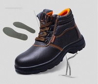YLS6002 bottes de sécurité imperméables anti-dérapant Anti-crevaison Construction souffle botte de travail bout en acier chaussures de sécurité industrielle pour hommes