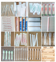 Ligne de production automatique de cure-dents en bambou, système complet de fabrication et d'emballage de cure-dents
