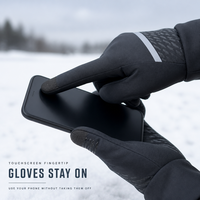 Gants de sport d'extérieur fonctionnels à doigts complets, personnalisables avec logo OEM, impression numérique sérigraphiée, impression en relief en caoutchouc antidérapante