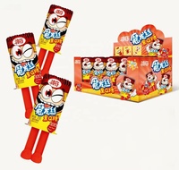 Sucettes Gélifiées Fruitées Liquides Crazy Hair, Goût Yaourt Aigre et Menthe, Multicolores pour Enfants, Boîte de 20g, Vente en Gros SLEZI FOOD