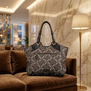 Elegant Printed Faux Leather Women <b>Handbag</b> Large Capacity Top <b>Handle</b> Bag For Office Travel And Daily Use - Product Image 5