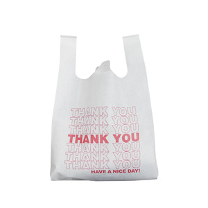 Bolsas de Plástico Biodegradables y Económicas Tipo Camiseta, Bolsas de Compras de Plástico - Product Image 1