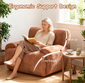 Canapé-lit <span class=keywords><strong>convertible</strong></span> surdimensionné très populaire, sans armature, en forme de nuage, fauteuil d'appoint pour appartement, salon, lecture - Design moderne - Product Image 3