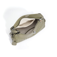 Nouveau sac en cuir véritable tissé de style minimaliste, sac à bandoulière de haute qualité pour les trajets quotidiens, sac bandoulière polyvalent pour femmes