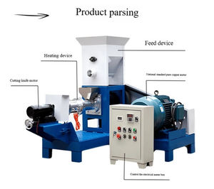 Petite machine de fabrication d'aliments pour animaux de compagnie pour la production de granulés pour chiens et chats - Product Image 6