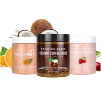Gommage corporel au café et à la noix de coco, marque privée, exfoliant naturel, blanchissant, hydratant, lissant la peau, anti-cellulite