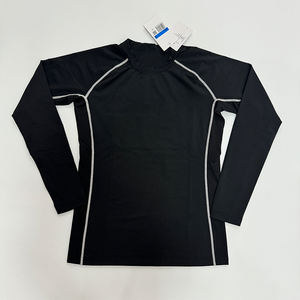 Maglietta sportiva con collant a Baselayer a compressione da <span class=keywords><strong>uomo</strong></span> con maniche lunghe da <span class=keywords><strong>uomo</strong></span> - Product Image 2