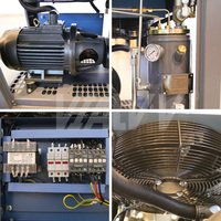 Compresseur d'air à vis intégré robuste avec sécheur, faible bruit, 7,5 kW 10 CV, à aimant permanent, écran LCD