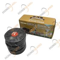 HongQiang BBQ BRICK Lumière instantanée faite à la machine Barbecue rapide et facile Nid d'abeille Coquille de noix de coco BBQ Charbon de bois
