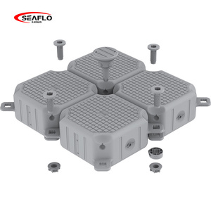 SEAFLO Hdpe Plastic Colorful Modular <strong>Floating</strong> Pontoon Blow Molded Double Dock <strong>Unit</strong> 100*50*40cm Plastic Modular Pontoon Floats - Product Image 2