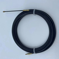 Tire-câble électrique SHUOQI 5m 10m 20m 30m en nylon flexible tressé hélicoïdal avec embout interchangeable diamètre 3-4mm